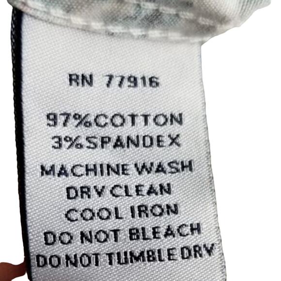 Duchamp London Slim Fit Flip Cuff Floral Men's Dress Shirt Sz XXL 18/46 NWT - Picture 6 of 6